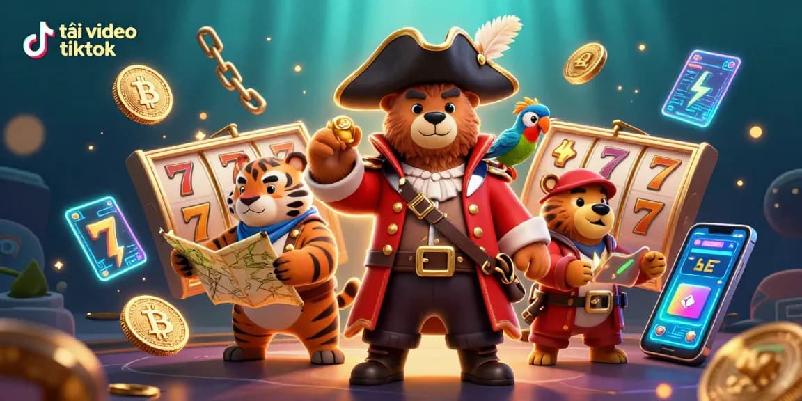 Download TikTok videos easily using tải video tiktok with a vibrant gambling scene.