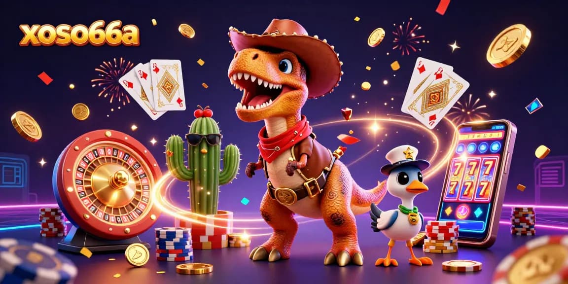 Experience thrilling action at xoso66a with dazzling casino games and energetic characters.