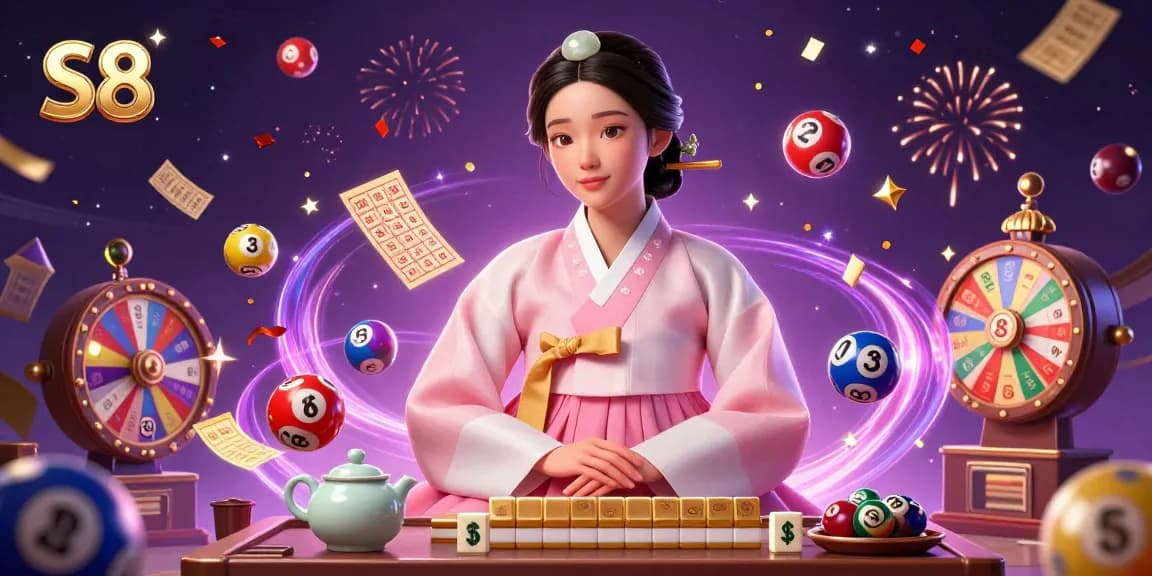 S8 engages in exciting gambling action with vibrant lottery elements and casino games.