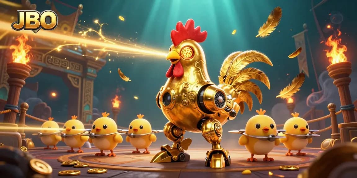 JBO engages players with thrilling laser-beaming elements in an ultra-detailed casino adventure.