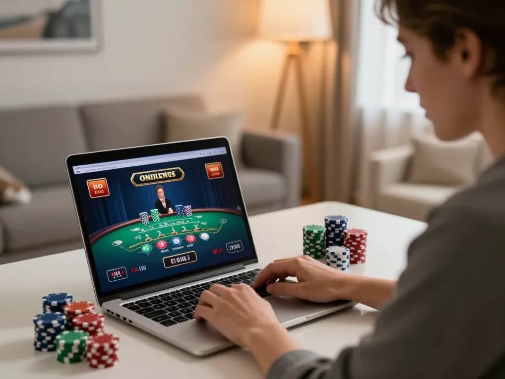 Engaging with link vào alo8 in an online blackjack game from a cozy home setup