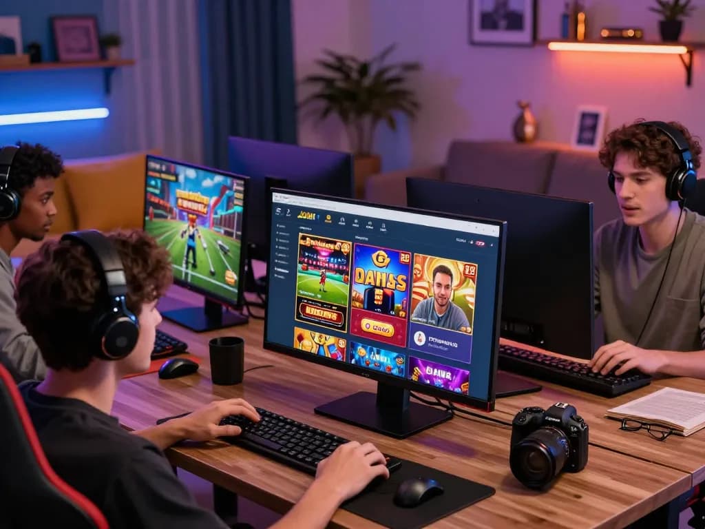 Engaging scene showcasing players utilizing link vào o8 for an exciting online gaming experience, highlighting diverse games and user-friendly platform.