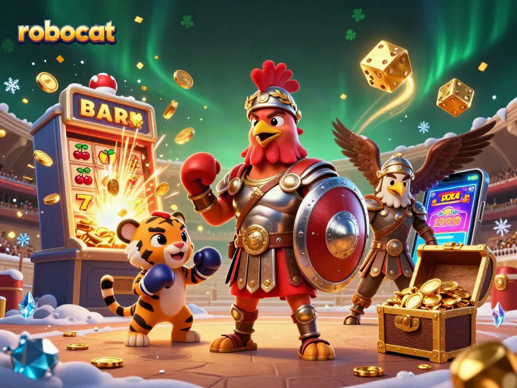Experience the thrill of robocat-themed casino games with vibrant characters and dynamic jackpots.